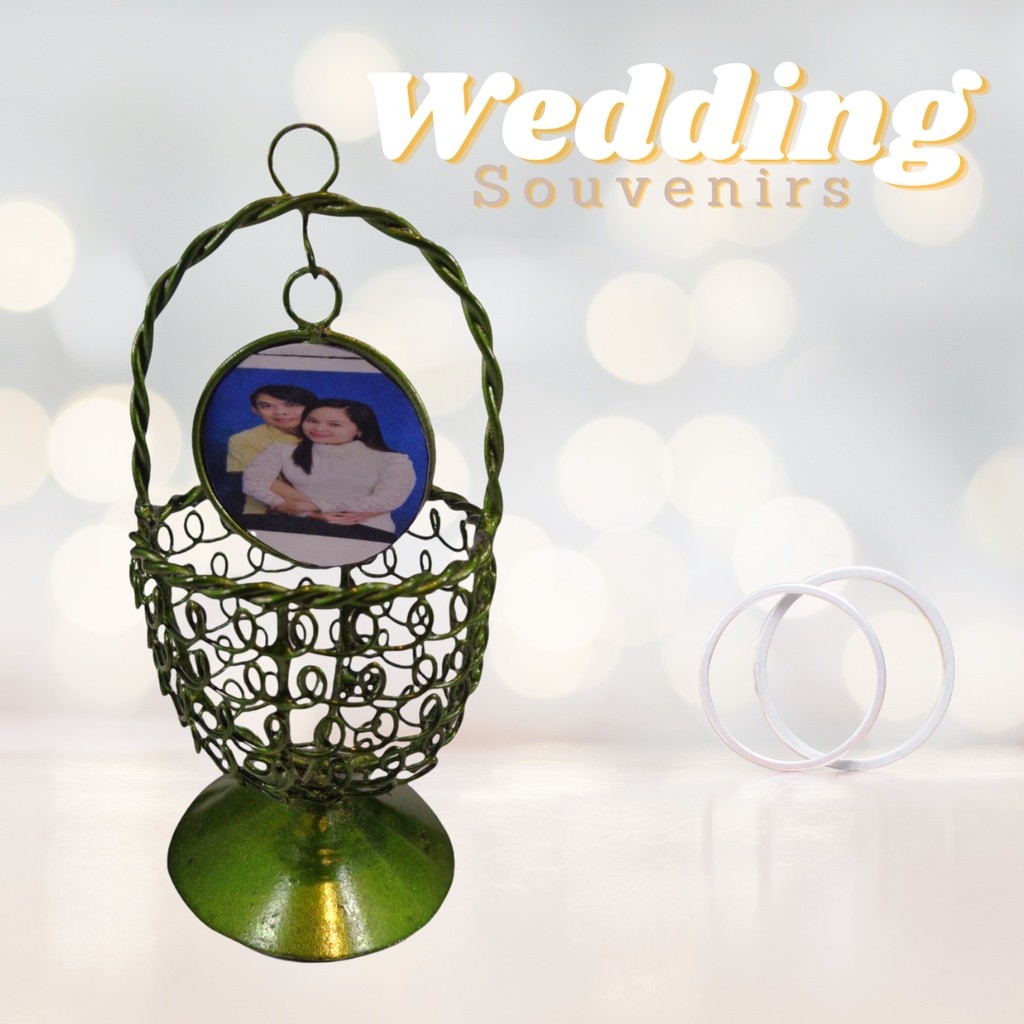 Bride and Groom in Basket Wedding Souvenirs and Giveaways (Minimum order of 20pcs)