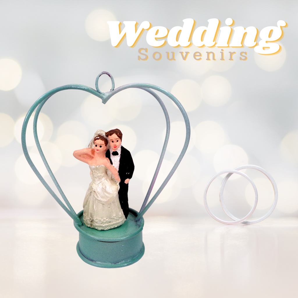 Bride and Groom in Stage Platform Wedding Souvenirs and Giveaways (Minimum order of 20pcs)