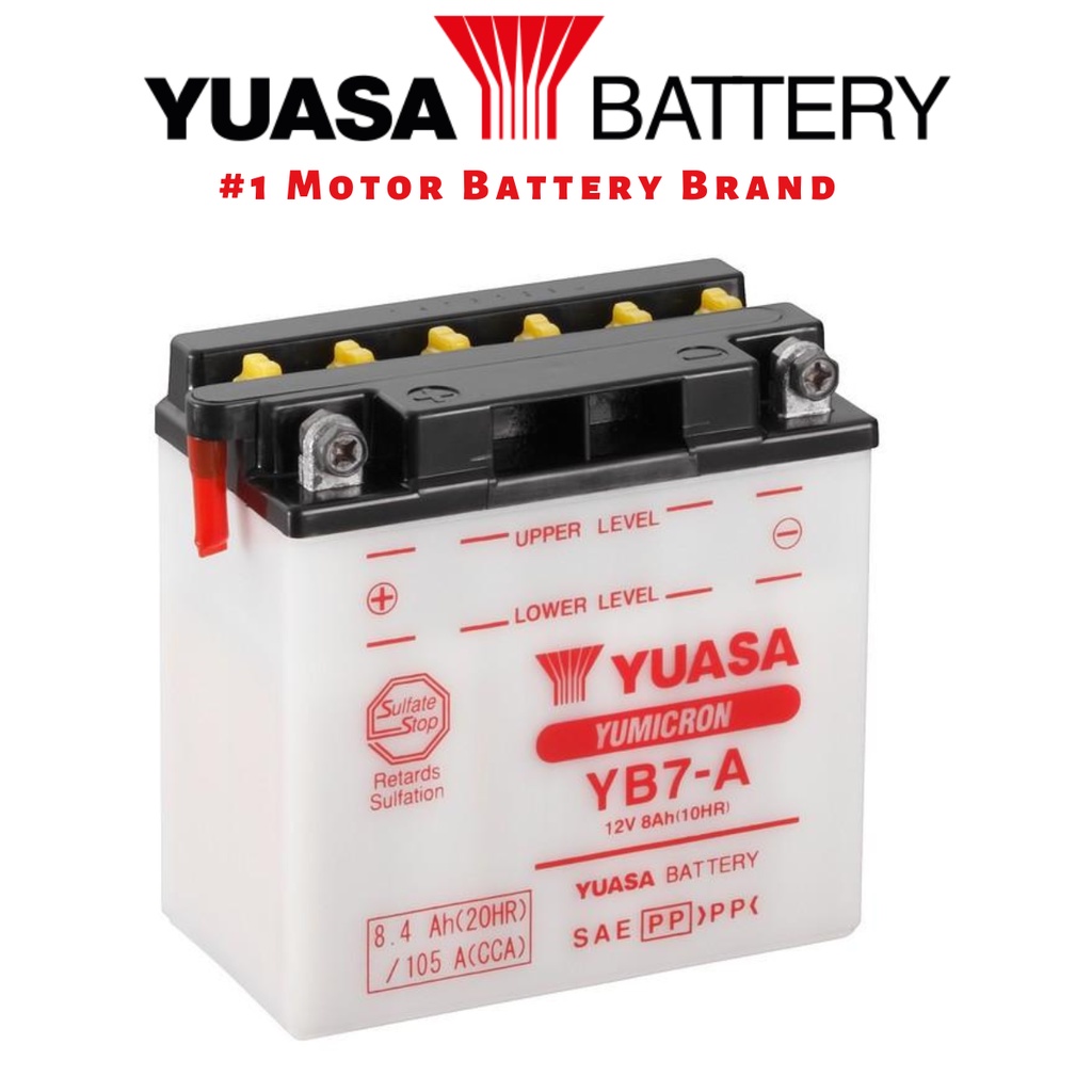 YUASA YB7-A Motorcycle Battery