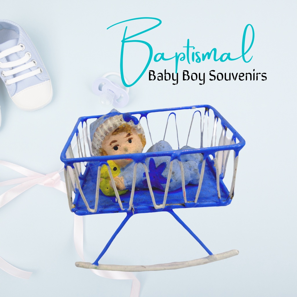 Baptismal and Birthday Souvenir and Giveaways for Baby Boy (Minimum order of 20pcs)