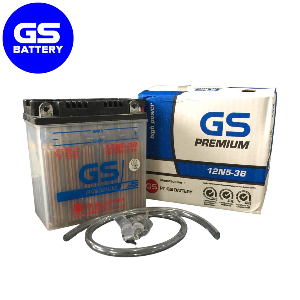GS Motorcycle Battery 12N5-3B for  RAIDER J,CRYPTON & MIO