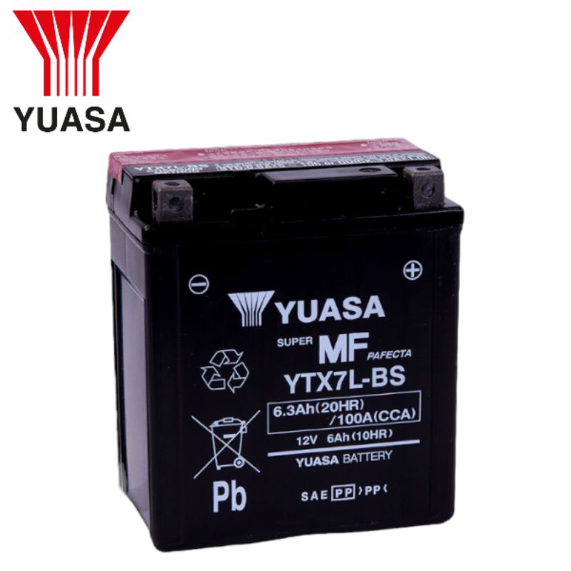 YUASA YTX7L-BS Motorcycle Battery