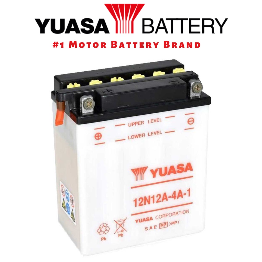 Yuasa 12N12-4A-1 Motorcycle Battery