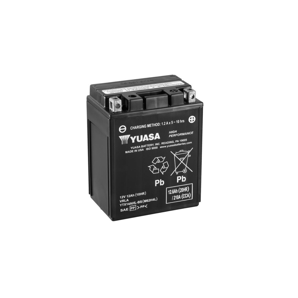 Yuasa YTX14AHL-BS Motorcycle Battery (USA)