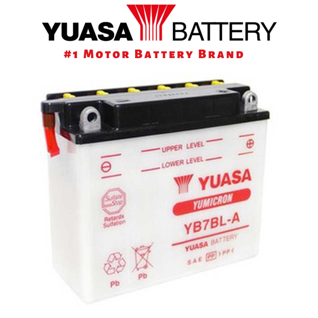 YUASA YB7BL-A Motorcycle Battery