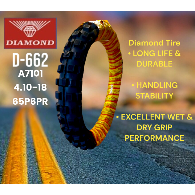Diamond Tire R18 (D662) Offroad Motorcycle Tire For CRF150L, XR200, KMX125, XTX125, WR155
