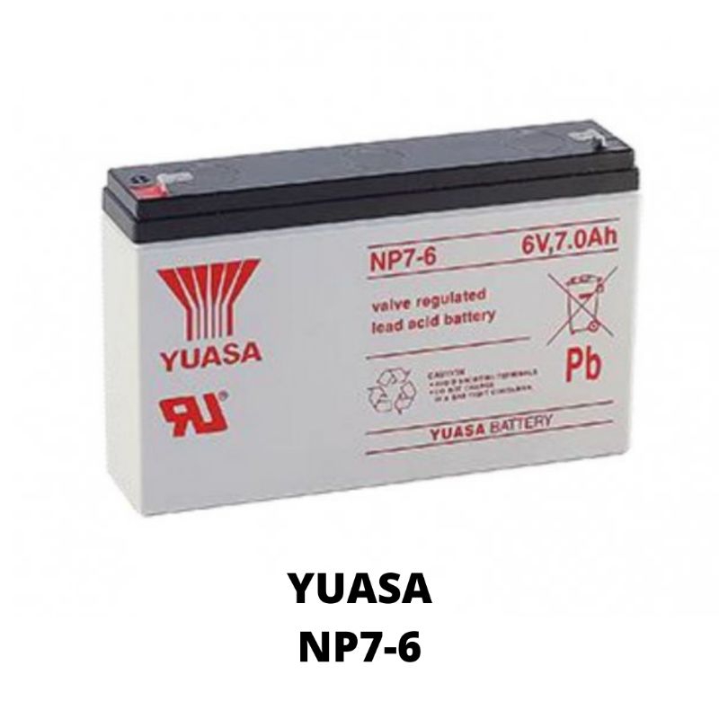 Yuasa Lead Acid NP7-6 6V 7AH NP7-6V 20/hr Original Battery