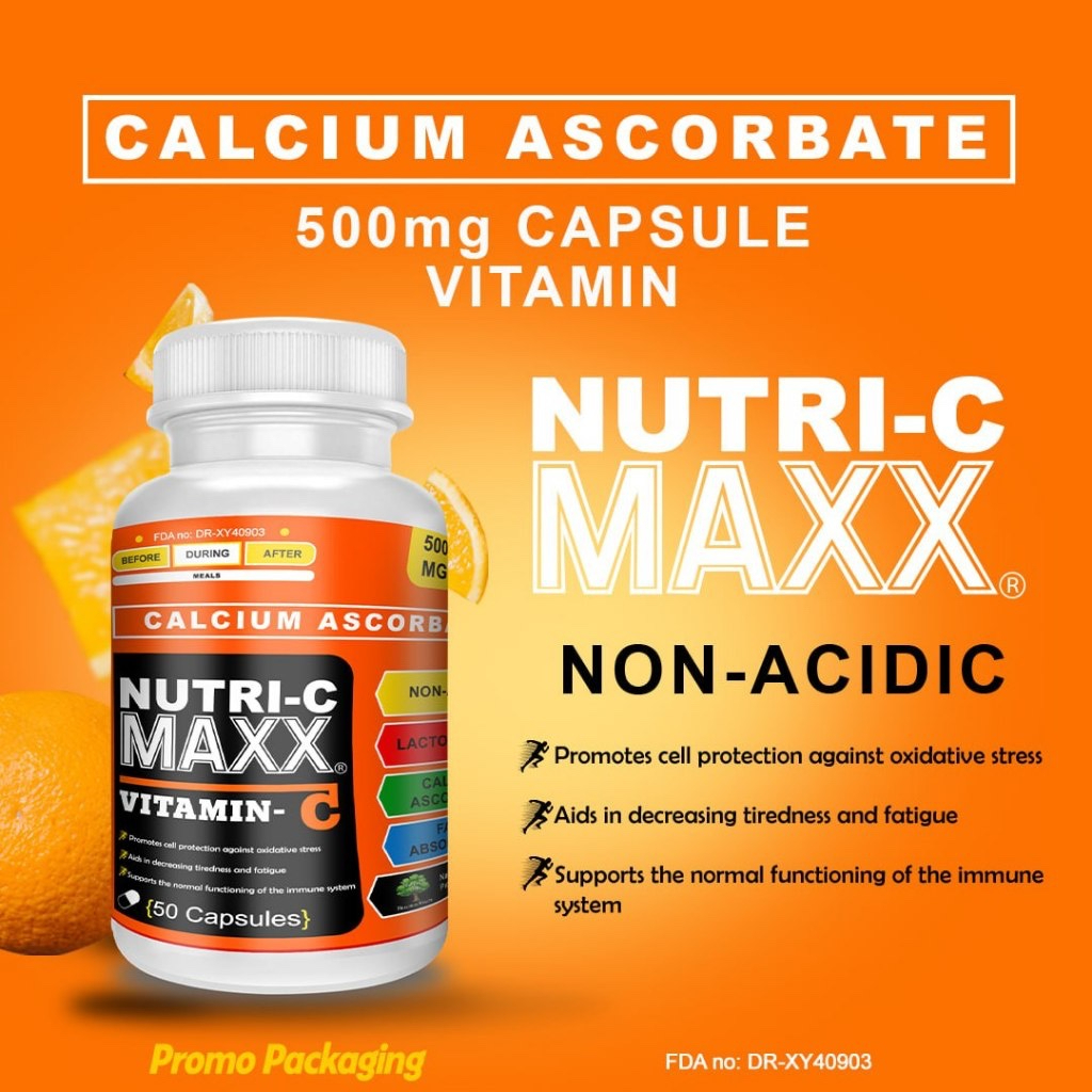 NUTRI-C MAXX VITAMIN C ABSCORBATE 50 CAPSULE
