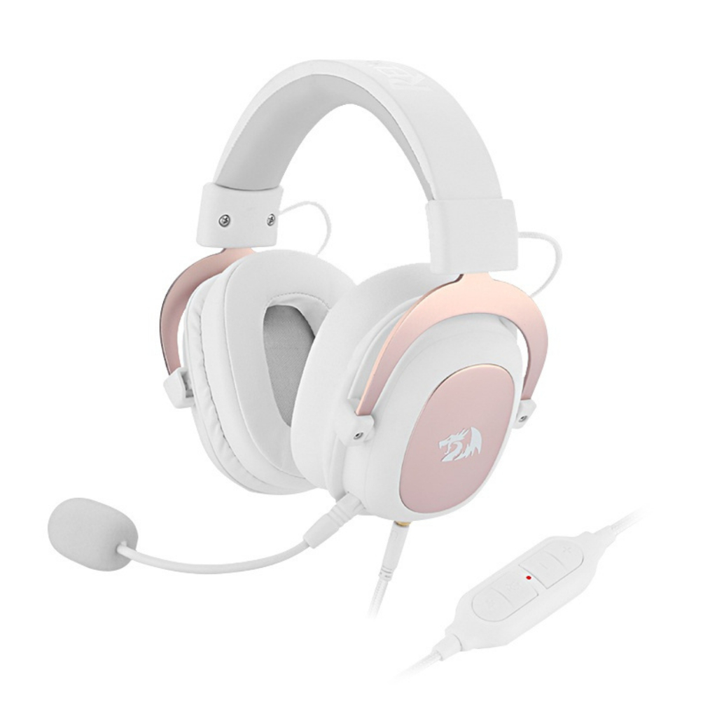Redragon H510 ZEUS Wired Gaming Headset White, 7.1 Surround-Sound