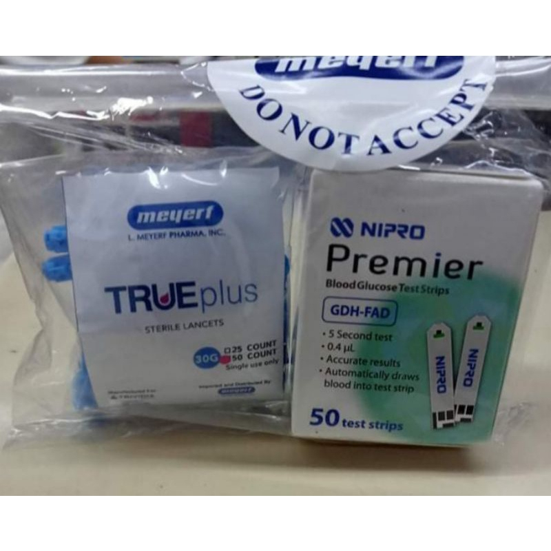 NIPRO PREMIER 50s TEST STRIPS WITH 50s LANCETS 25s TEST STRIPS W/ 25S LANCETS