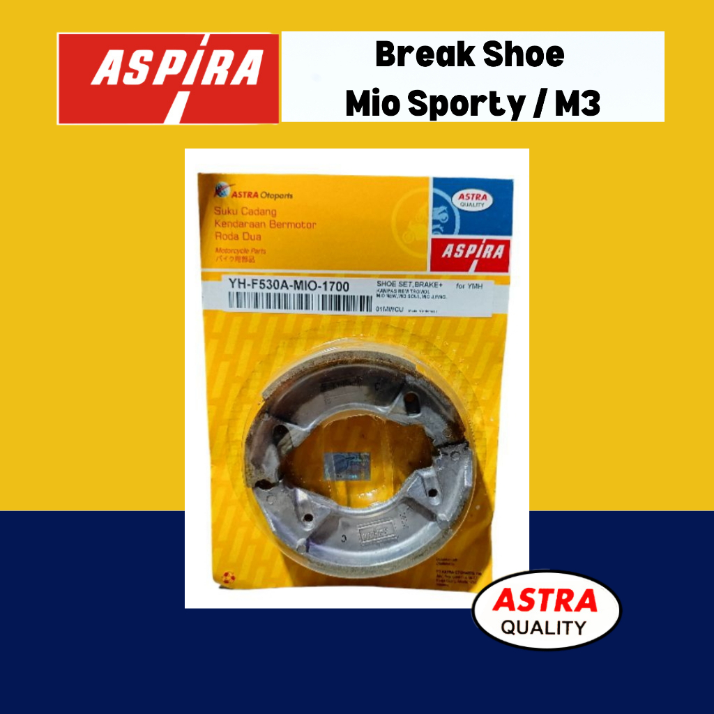 ASPIRA Break Shoe for Yamaha Mio Sporty and M3