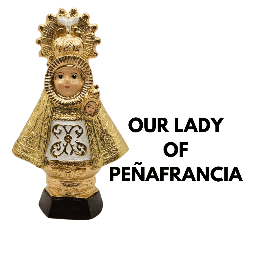 Chibi Religious Mini Statues Our Lady of Penafrancia 3.5 to 4 inches