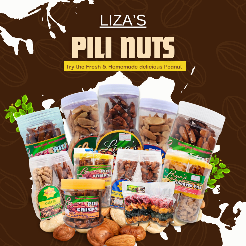 Liza's Special Pili Homemade Nuts From Bicol (Assorted, Honey Glazed, Crispy)