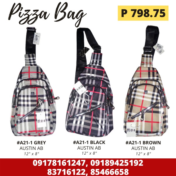 Arnaldo Bassini (Pizza Bag) Bag Unisex for Men Ladies Bags  (A21)