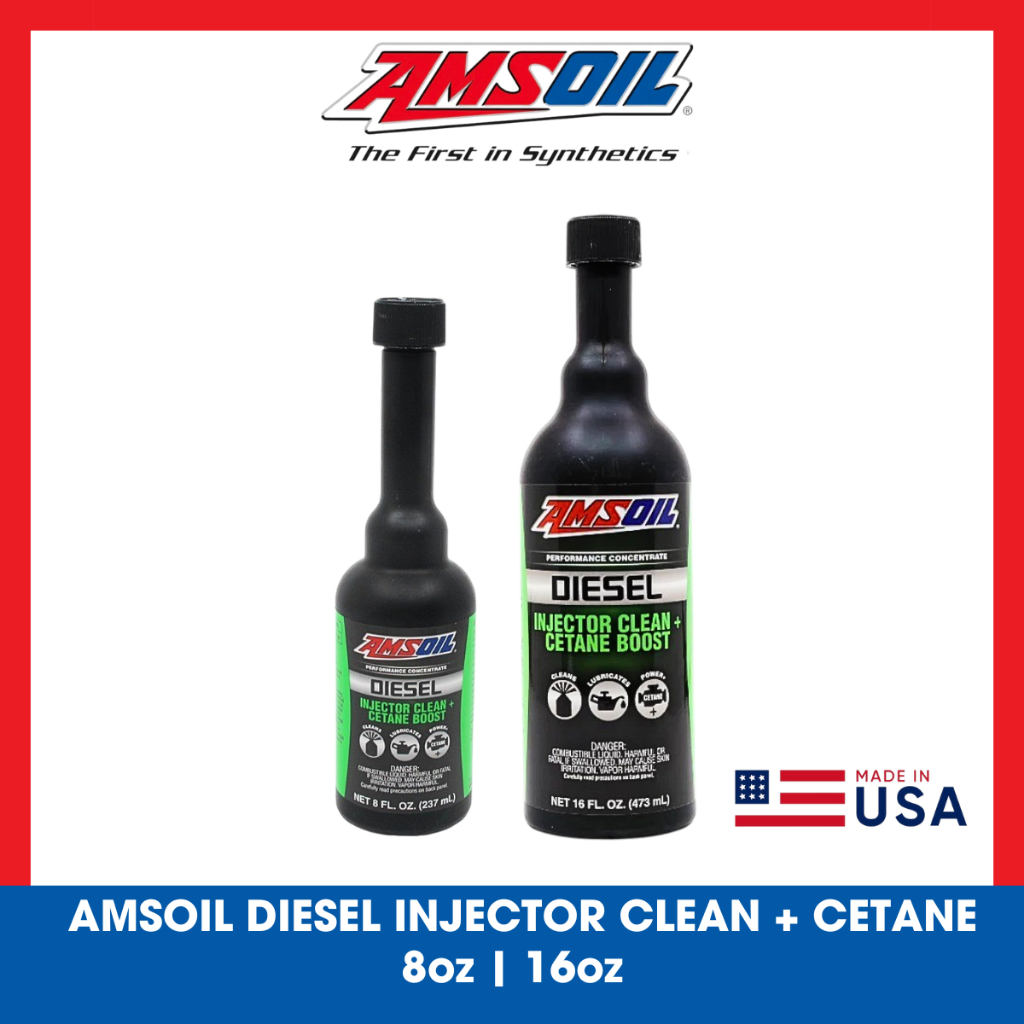 Amsoil Diesel Injector Clean + Cetane Boost (8oz/ 16oz)