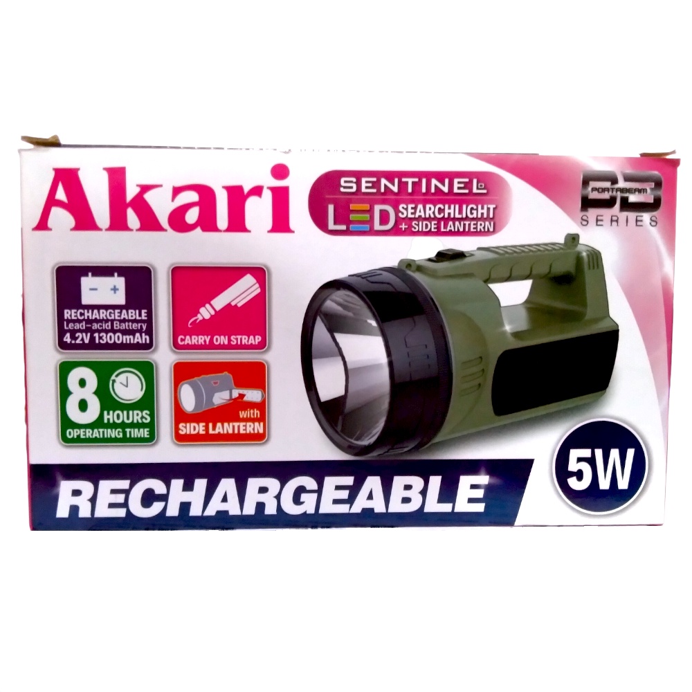 Akari Sentinel LED Search Light with Side Lantern (ARL-6652)