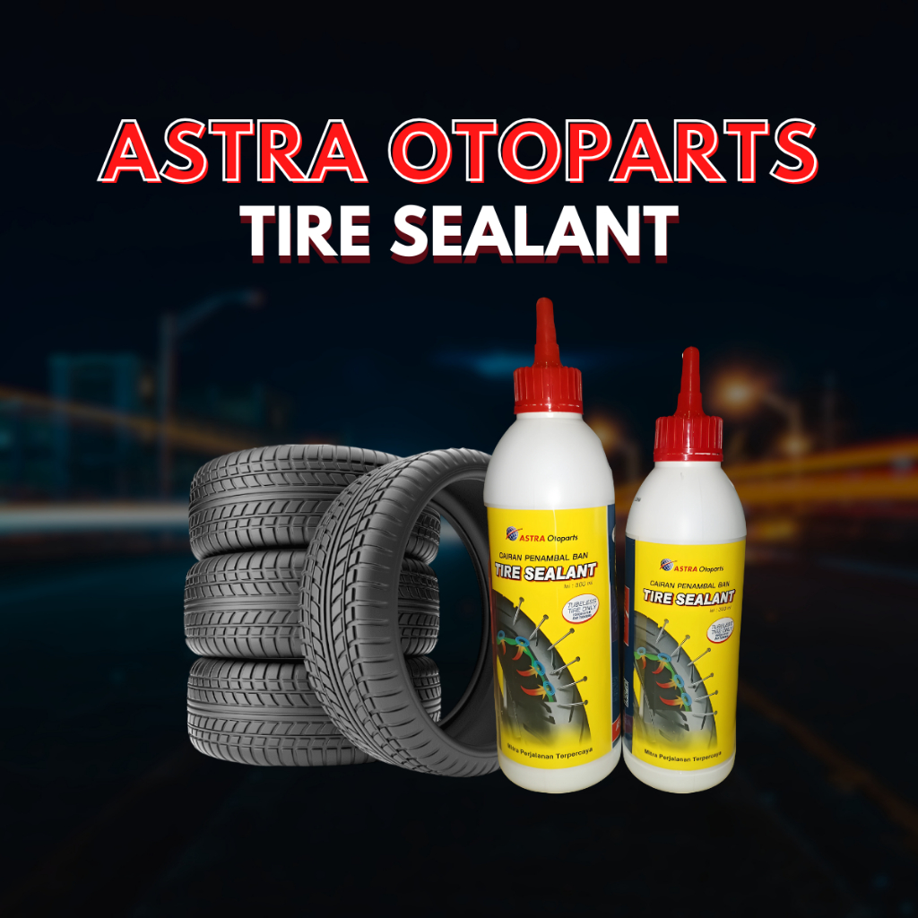 Astra Otoparts Tire Sealant for Tubeless Motorcycle Tires 350mL