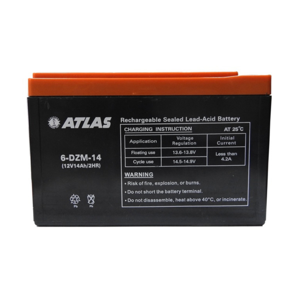 Atlas 6DZM-14 Electronic Bike (E-Bike) Battery
