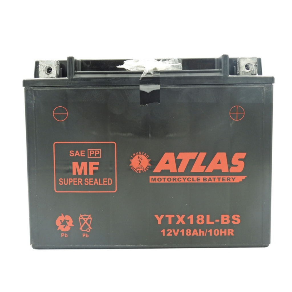Atlas YTX18L-BS High-Performance Maintenance Free - Motorcycle Battery