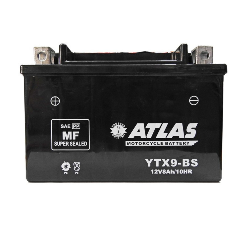 Atlas YTX9-BS High-Performance Maintenance Free - Motorcycle Battery