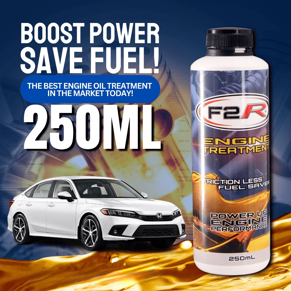 F2R Engine Treatment Diesel Engine Gasoline High Performance Engine Oil 250mL