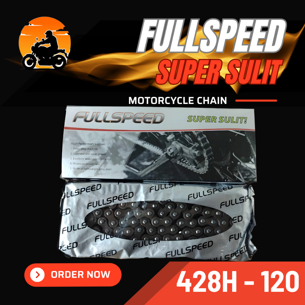 Fullspeed Chain Super Sulit 428H-120 -  Motorcycle Chain