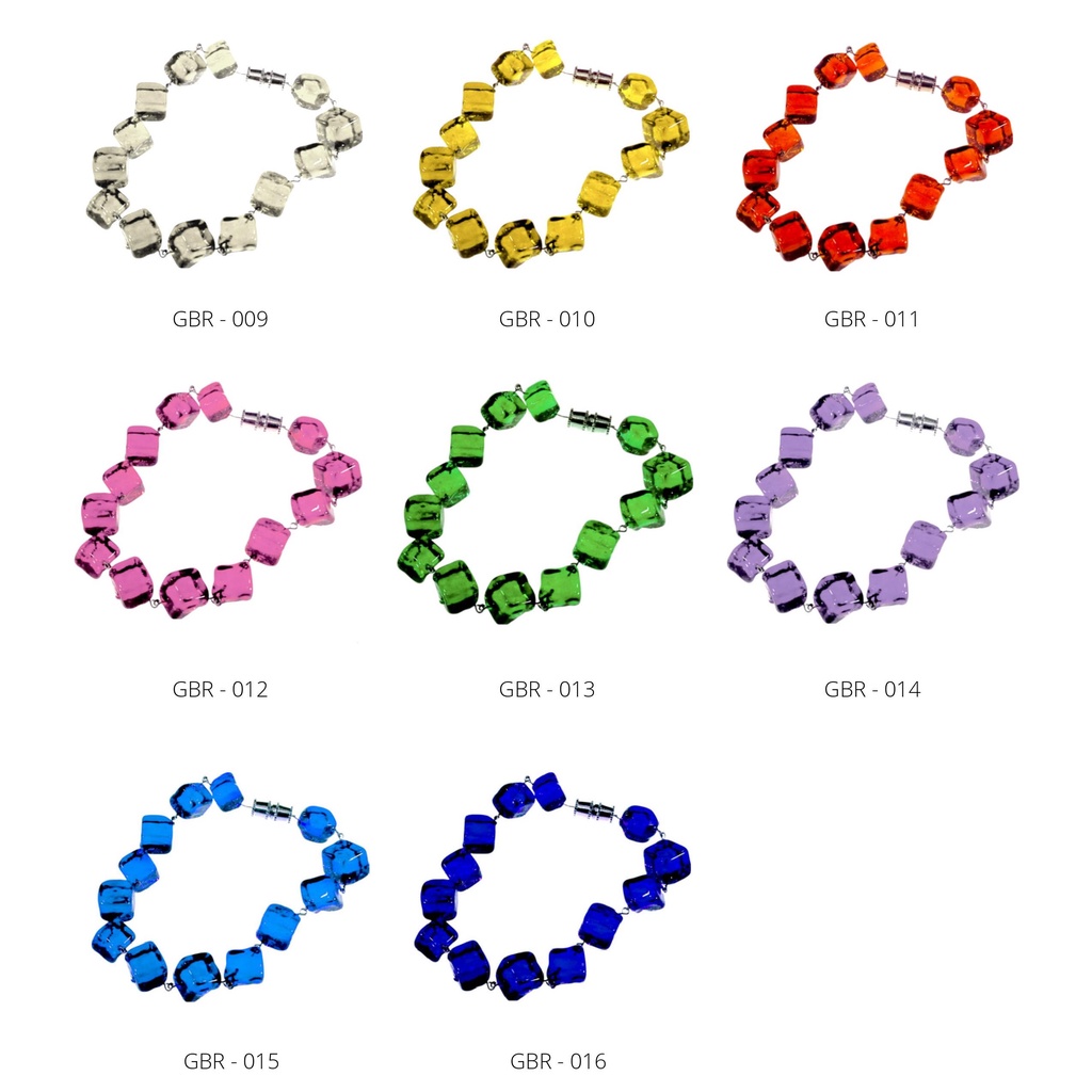 Dice Glass Bracelet for Women