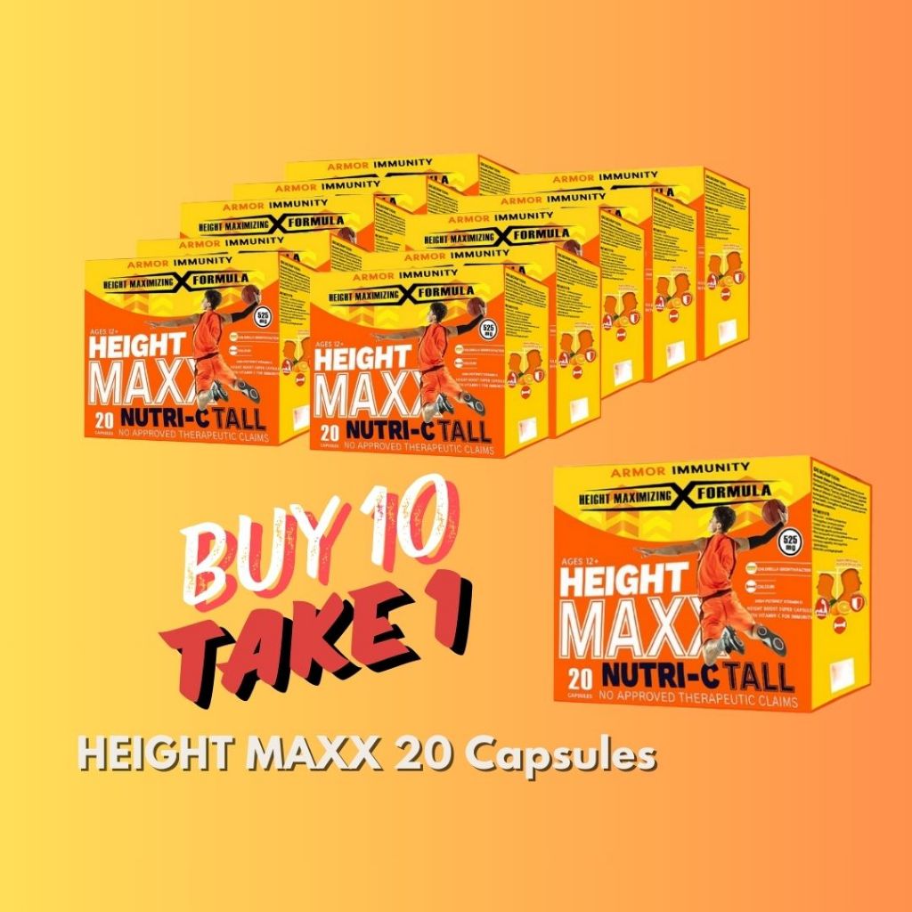 Buy 10 Take 1 Height Maxx Nutri-C Tall Height Enhancer 20 Capsules per Box