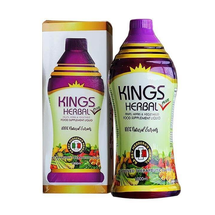 Kings Herbal Plus Original Ka Rey Herrera Herbal Antioxidant Drink Food Supplement 1 Liter