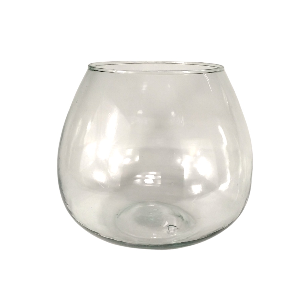 Small Fish Tank Thickened Transparent Glass Turtle Tank Round Mini Goldfish Bowl Glass Wares Medium