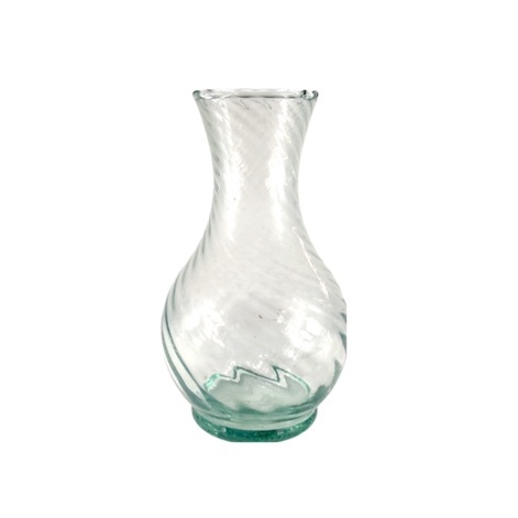 French Glass Flower Vase Minimalist Clear Transparent for Artificial,Dried Flowers and Plants LGV005