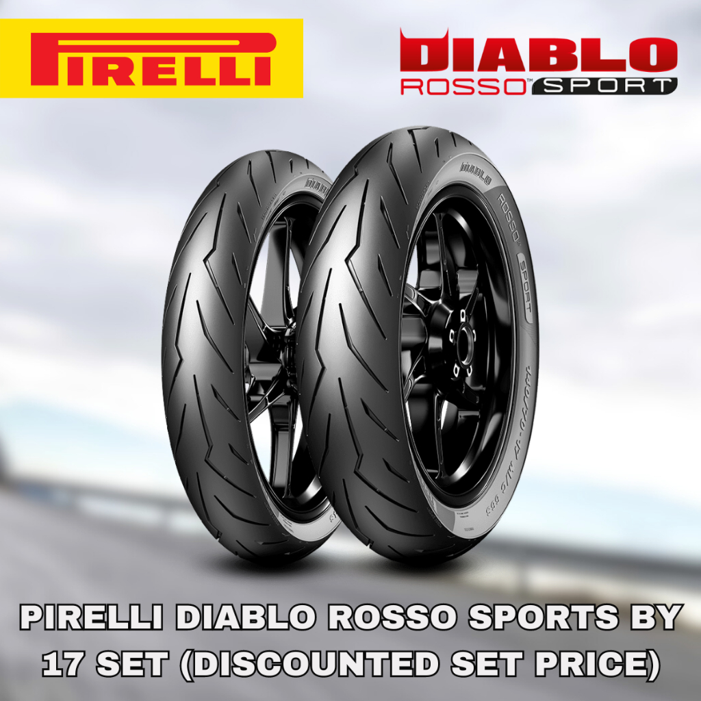 Pirelli Diablo Rosso Sports by 17 Set (Discounted Set Price)