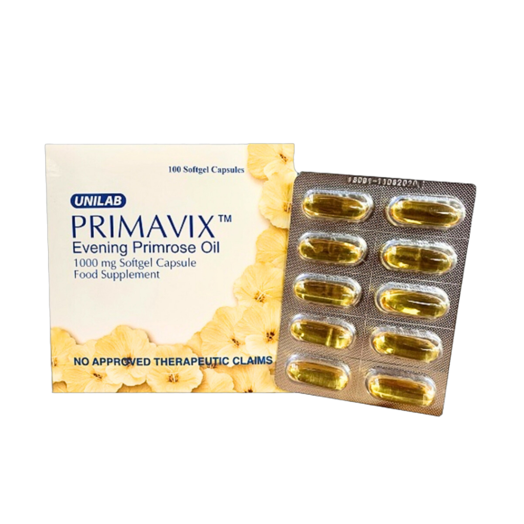 Primavix Evening Primrose Oil 1000mg Softgel Capsule - 100's