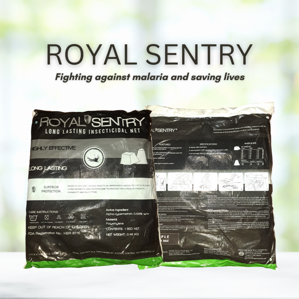 Royal Sentry Insecticidal Mosquito Net - Rectangular 180 x 160 x 150 cm