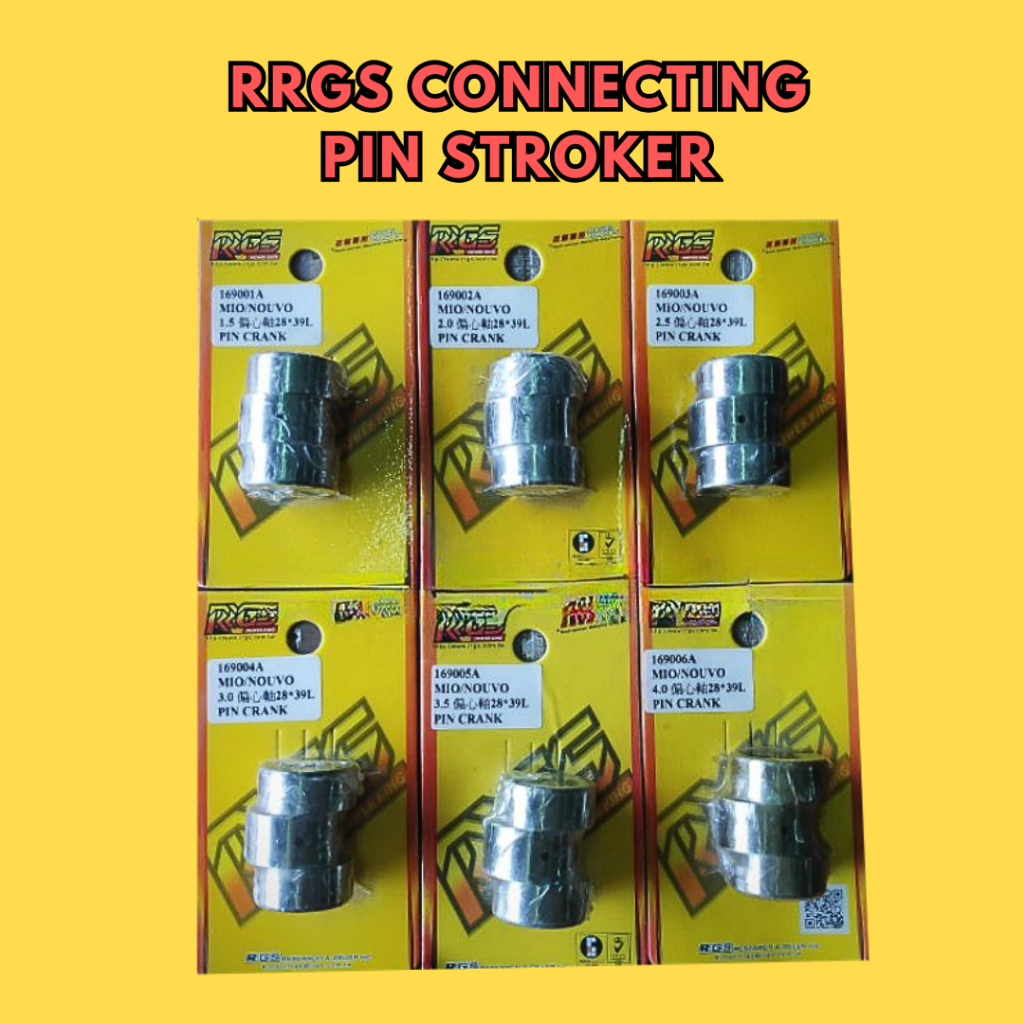 RRGS Connecting Pin Stroker 1.5 2.0 2.5 3.0 3.3 3.5 4.0 5.0 mm Mio Fino Nouvo Sporty Amore GY6
