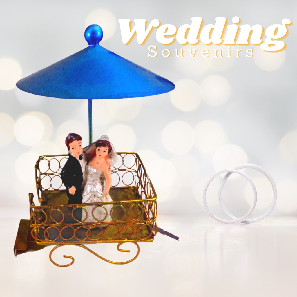 Bride and Groom in Terrace Wedding Souvenirs and Giveaways (Minimum order of 20pcs)