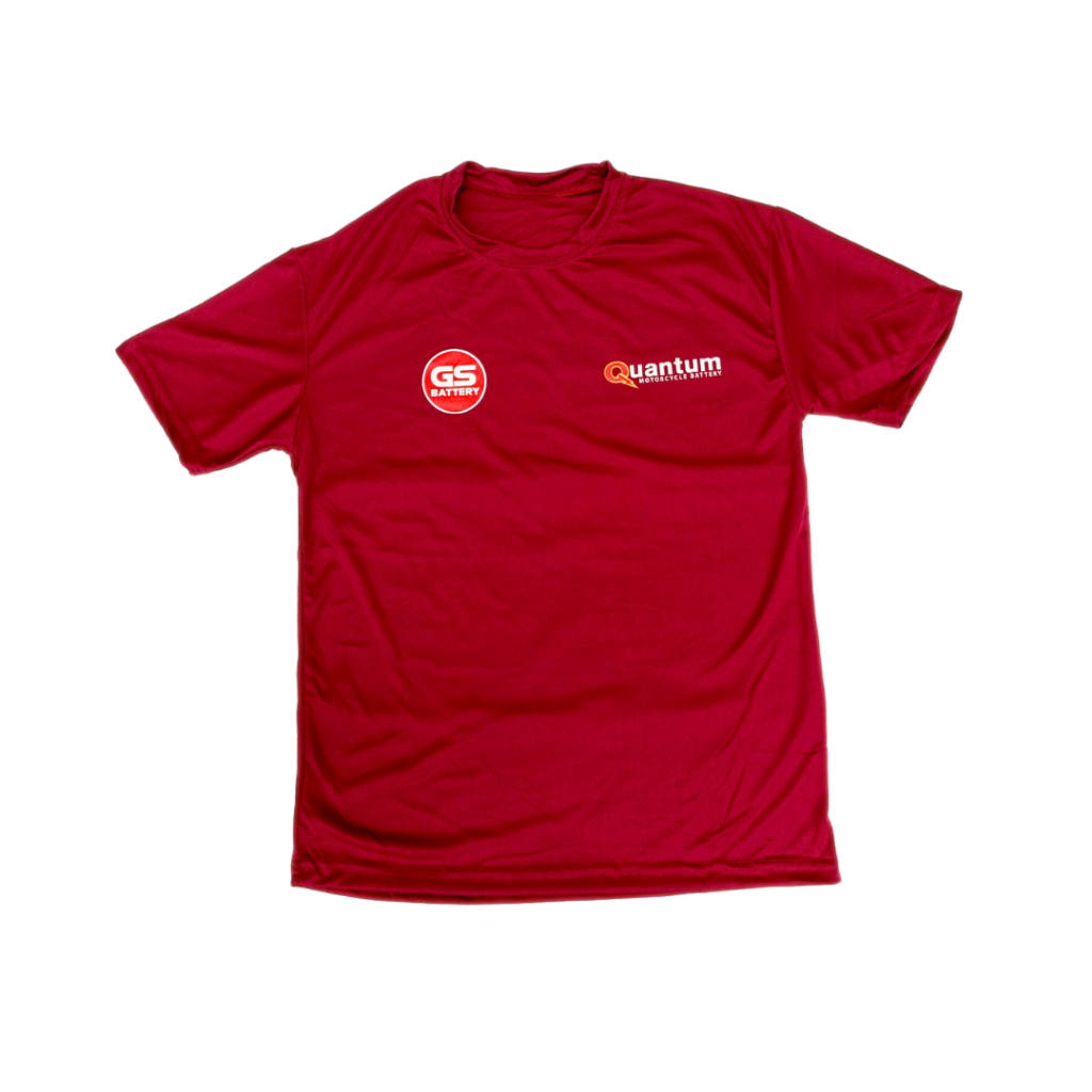 GS Battery T Shirt Red Free Size (Promo Only)