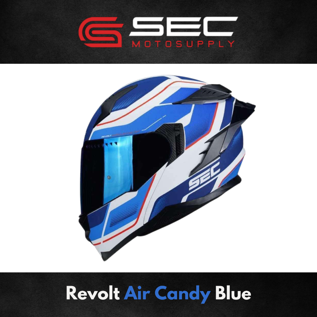 Sec Modular Helmet For Motorcycle | Revolt Air Candy (M)